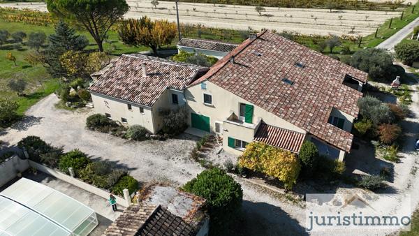 Saint-Romain-en-Viennois (84110) ENSEMBLE IMMOBILIER de 470 m2 habitables AVEC GITES-PISCINE- à 5 Min de VAISON-LA-ROMAINE