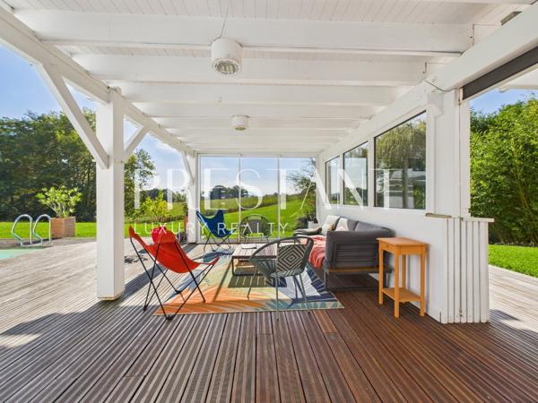 Bidart – Maison contemporaine avec piscine et vue montagne, BIDART
