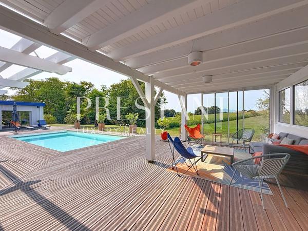 Bidart – Maison contemporaine avec piscine et vue montagne, BIDART