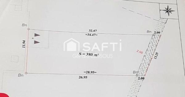 Terrain constructible à Poitiers