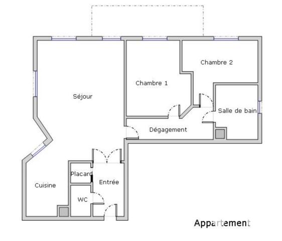 Appartement à vendre 3 pièces 62 m² Bussy-Saint-Georges