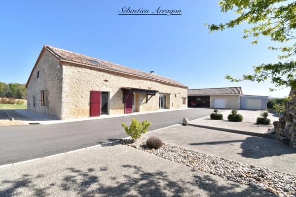 Propriete en pierre à vendre 8 pièces CANCON (47)