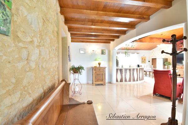 Propriete en pierre à vendre 8 pièces CANCON (47)