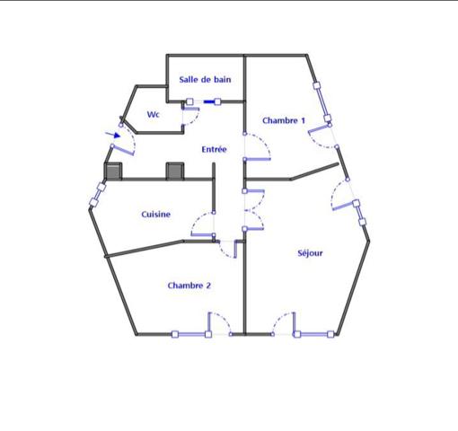 Appartement Franconville 3 pièces 62 m2 - Balcon - Cave et place de parking