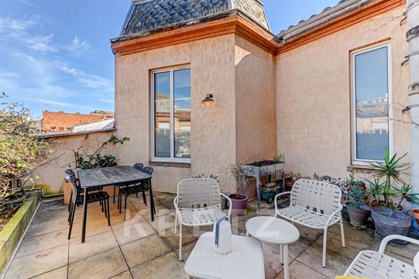 Appartement Haussmannien avec terrasse, quartier Chalets à Toulouse