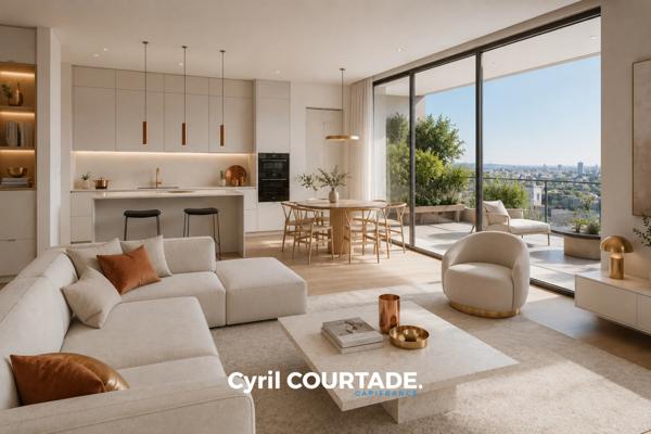 Lattes, Dpt Hérault (34), Appartement d'exception 3 pièces avec terrasse panoramique