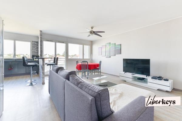 appartement T3 lumineux avec balcon et garage