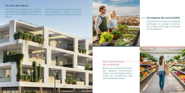 Un habitat tourné vers la nature, T3 de 62 m², avec terrasse exposée Sud