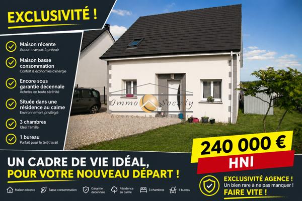 Maison Récente sous garantie Louviers (27400)