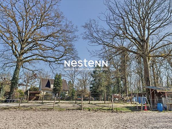 Maison 6 pièces sur villiers en bière cadre exceptionnel, amoureux des chevaux, de verdure sans vis à vis