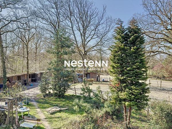 Maison 6 pièces sur villiers en bière cadre exceptionnel, amoureux des chevaux, de verdure sans vis à vis