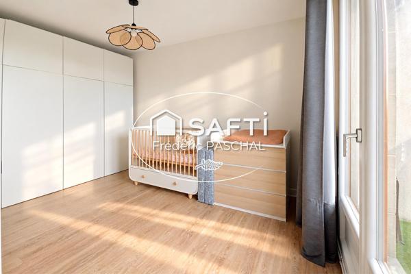 Appartement 3 pièces, 63 m² - Balcon + Cave - Centre-ville