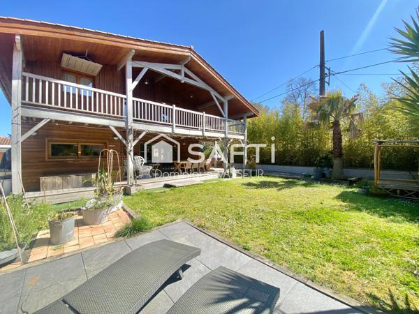 Maison bois écologique et familiale