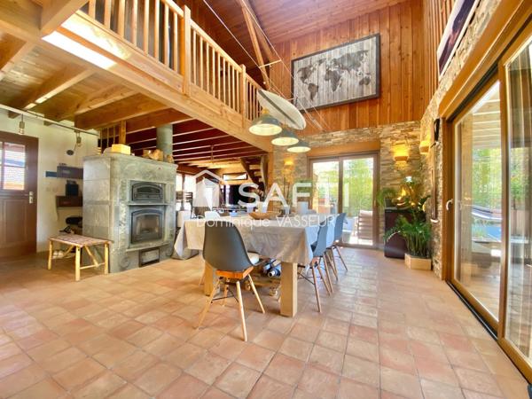 Maison bois écologique et familiale