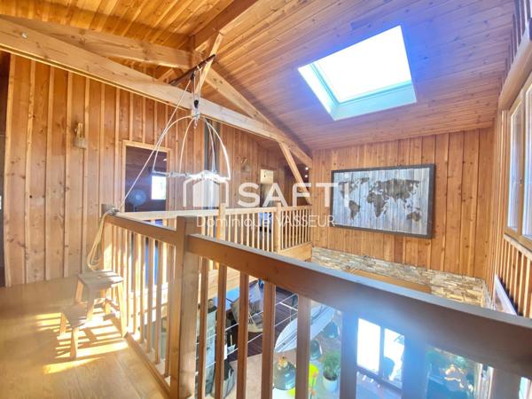 Maison bois écologique et familiale