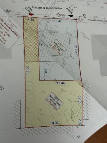 Vente de terrain Thouaré-sur-Loire 92 500 € FAI 3537MG – nantes Sud Immobilier