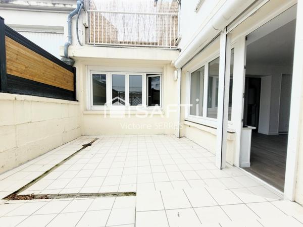 Appartement T2 47 m2 - Grande terrasse, refait à neuf