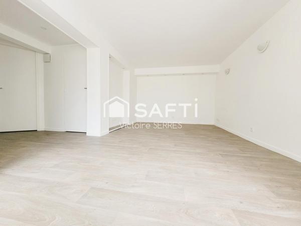Appartement T2 47 m2 - Grande terrasse, refait à neuf