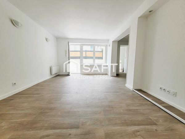Appartement T2 47 m2 - Grande terrasse, refait à neuf