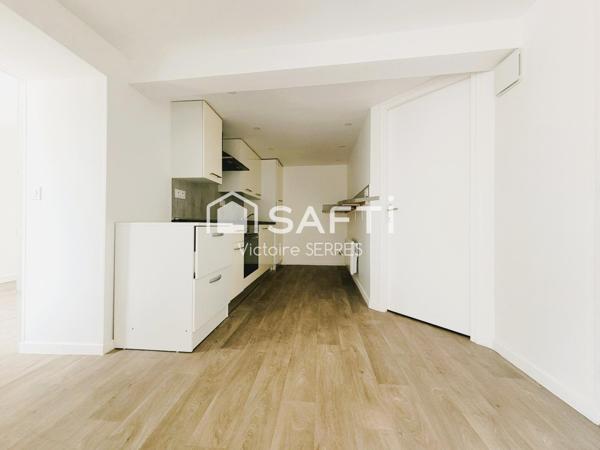 Appartement T2 47 m2 - Grande terrasse, refait à neuf