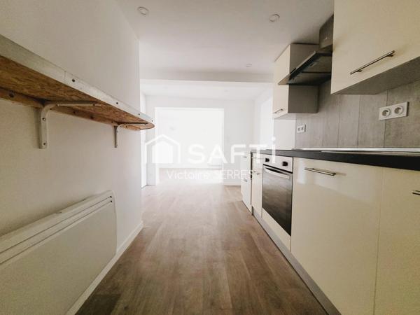 Appartement T2 47 m2 - Grande terrasse, refait à neuf