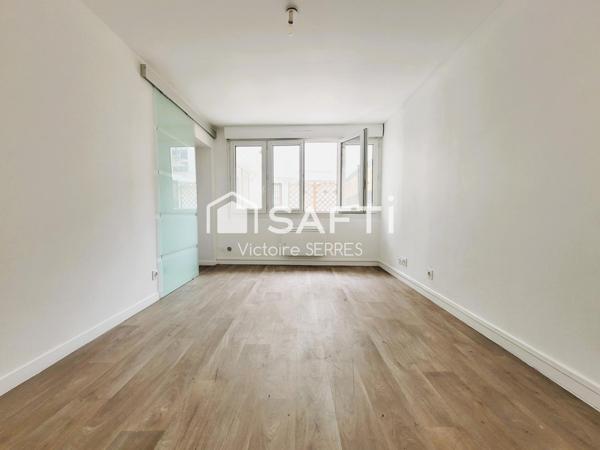 Appartement T2 47 m2 - Grande terrasse, refait à neuf