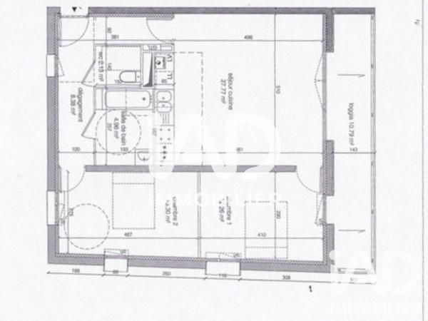 Appartement à vendre 3 pièces 68,8 m² Lille