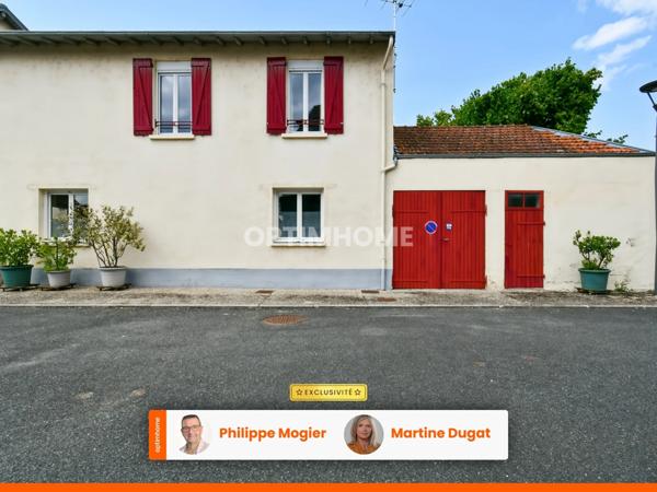 Maison au calme sur petite place – 136 m² habitables, 3 chambres, garage à Saint-Yorre (03)