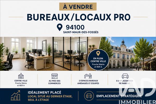Murs commerciaux  à vendre 339,86 m² Saint-Maur-des-Fossés