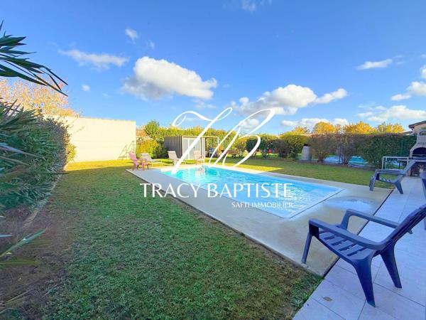 Maison familiale au calme avec jardin, piscine et garage
