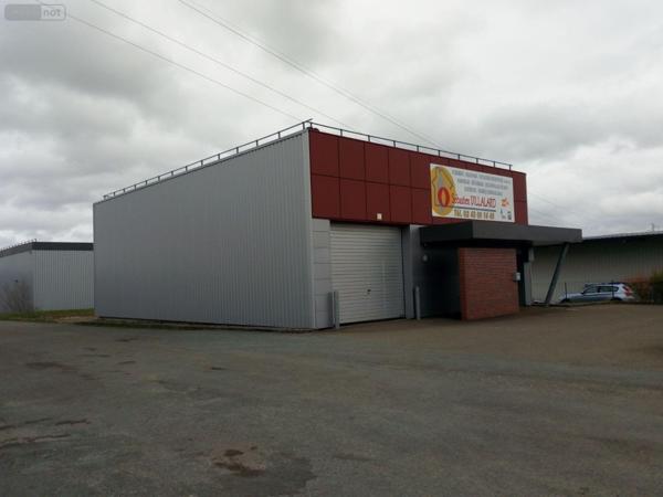 Entrepôt et bureaux à vendre à Villaines-la-Juhel en Mayenne (53700), ref : 1304