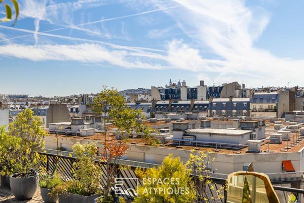 Duo d’appartements, toit terrasse et vues au coeur des Batignolles