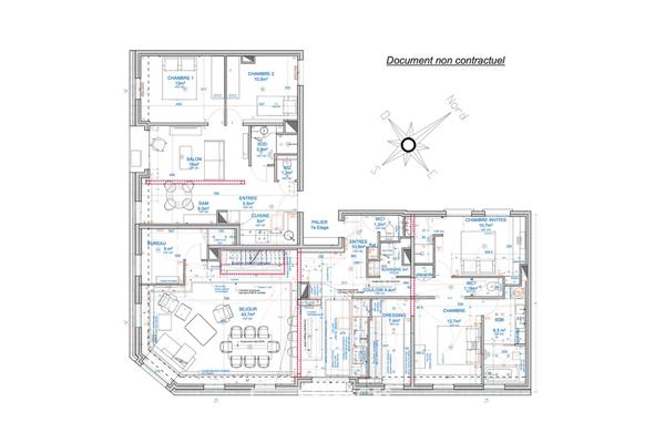 Duo d’appartements, toit terrasse et vues au coeur des Batignolles