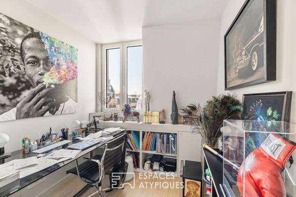 Duo d’appartements, toit terrasse et vues au coeur des Batignolles