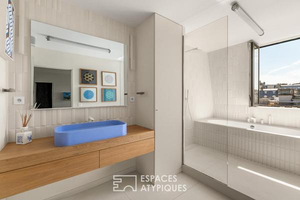 Duo d’appartements, toit terrasse et vues au coeur des Batignolles