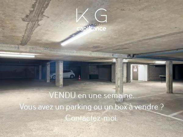 Deauville, à vendre place de parking en sous-sol dans une résidence sécurisée : stationnez en toute sérénité sur la Presqu'île, en face de la gare SNCF