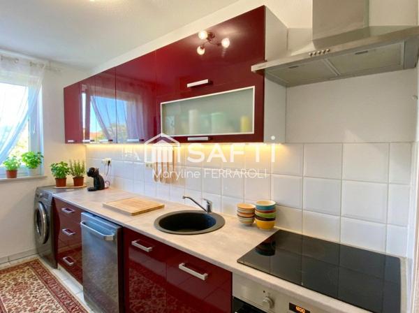 Appartement de 3 pièces, 72 m2 - garage - balcon