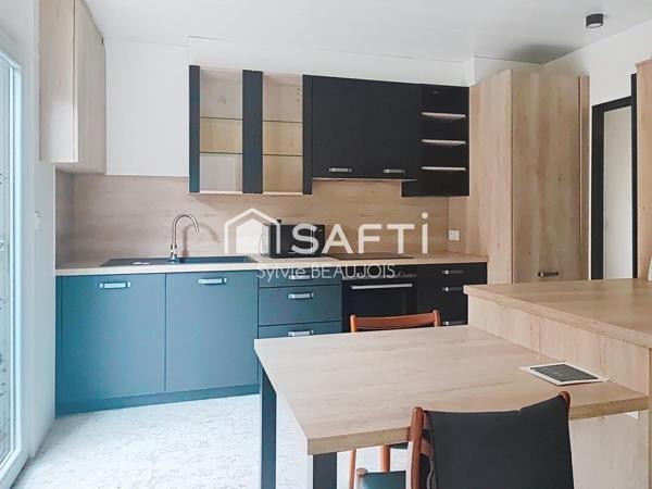 Maison de ville, 4 chambres, jardin