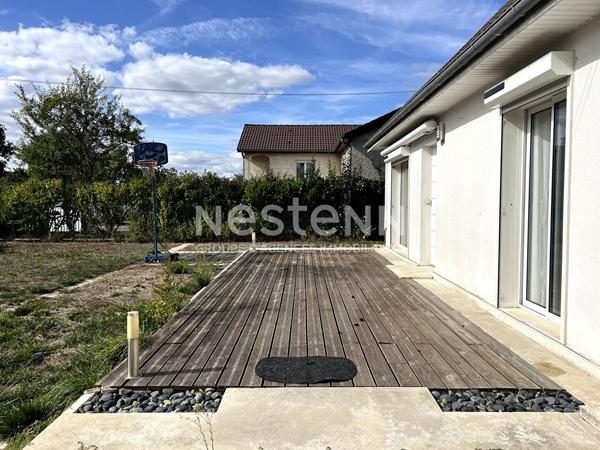 BAUDONVILLIERS : Maison 6 pièces, 3 chambres, jardin, terrasses, garage
