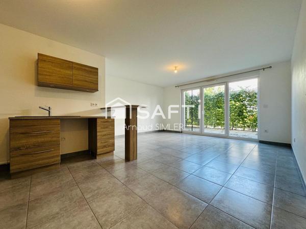 Appartement LIBRE D'OCCUPANT en rez de jardin !