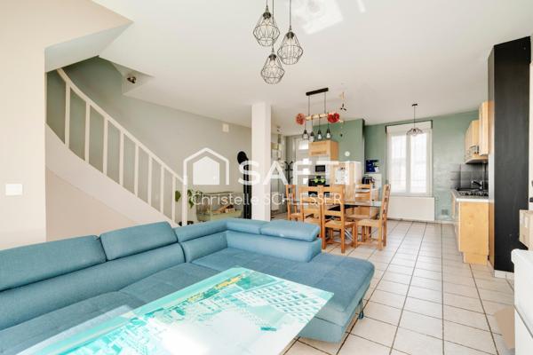 Maison mitoyenne lumineuse de 95 m² avec jardin – Clé en main