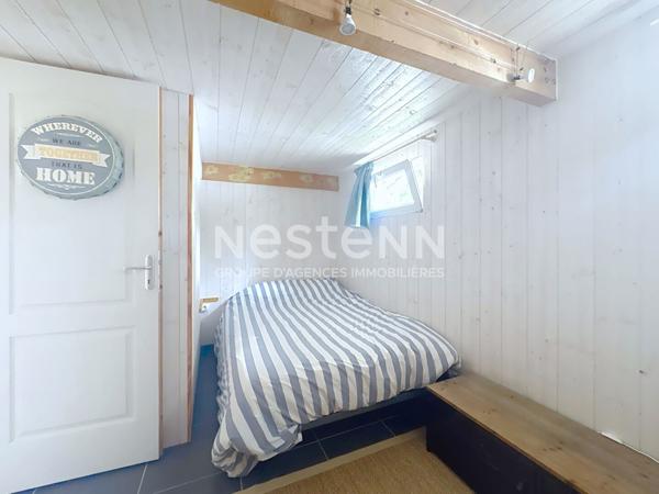 Chalet authentique en ossature bois 4 pièces dont 3 chambres de 63 m2 avec grande terrasse de 40 m² à Gruissan Plage des Chalets