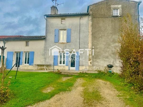 MAISON 2 CHAMBRES UN BUREAU ET DEPENDANCE PROCHE CENTRE ECHIRE !