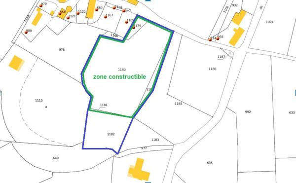 Terrain à batir de 6 363 m² à SAINTE CROIX