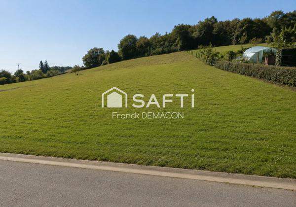 Terrain de 2925m² hors lotissement proche Belgique