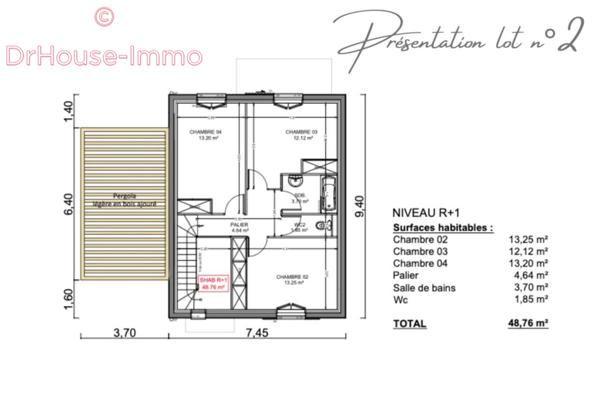 Terrain à vendre de 350 m²