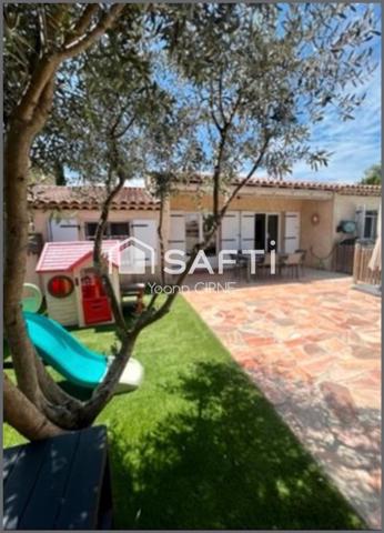 Maison Plain pied T4 100 m2 avec piscine, garage et dépendance