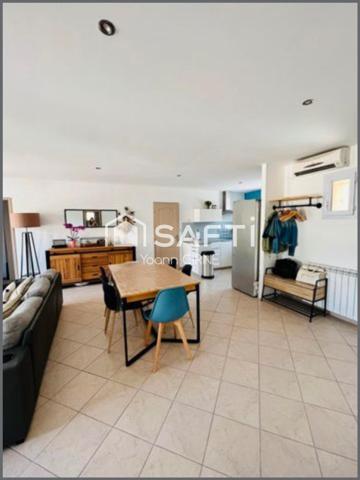 Maison Plain pied T4 100 m2 avec piscine, garage et dépendance