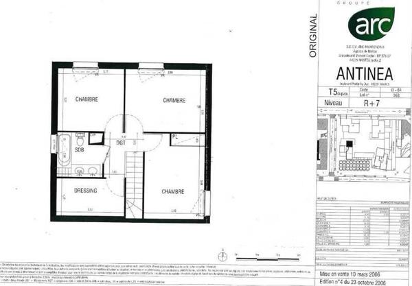 Appartement 4 pièces - 44200 Nantes -  République