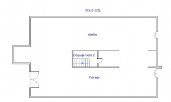 La Malgrange. Dans une impasse, au calme,maison individuelle - SOUS-SOL -GARAGE - COMBLES